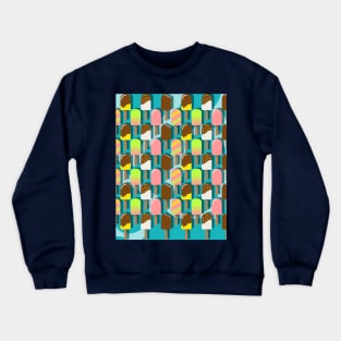 Kawaii ice lolly pattern Crewneck Sweatshirt